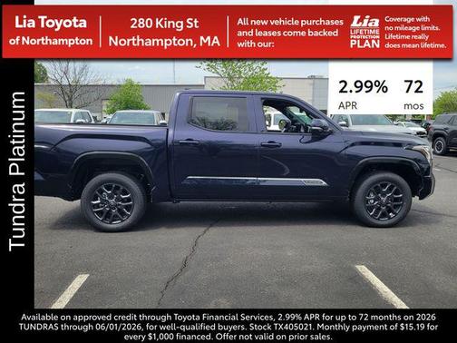 Blueprint 2026 Toyota Tundra Platinum