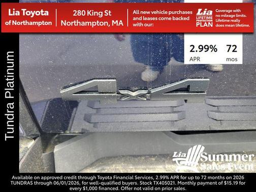 Blueprint 2026 Toyota Tundra Platinum