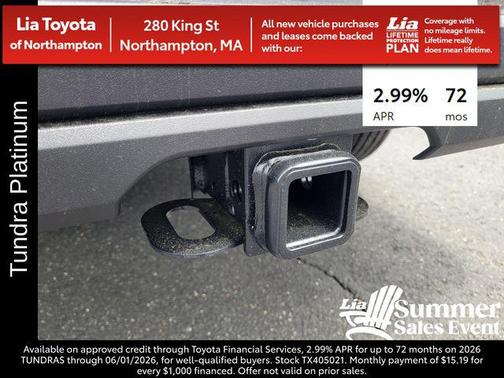 Blueprint 2026 Toyota Tundra Platinum