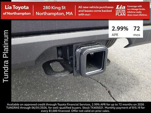 Blueprint 2026 Toyota Tundra Platinum