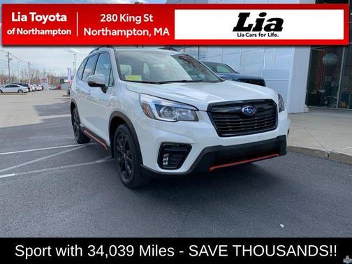 Crystal White Pearl 2019 Subaru Forester Sport