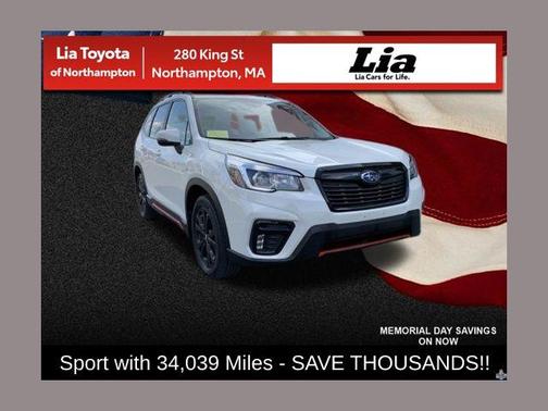 Crystal White Pearl 2019 Subaru Forester Sport