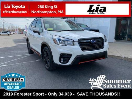 Crystal White Pearl 2019 Subaru Forester Sport