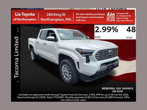 Wind Chill Pearl 2026 Toyota Tacoma Limited