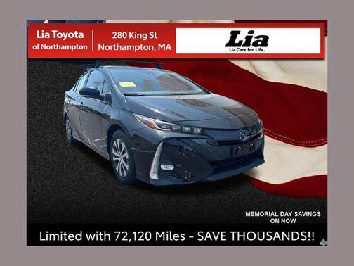 Midnight Black Metallic 2022 Toyota Prius Prime Limited