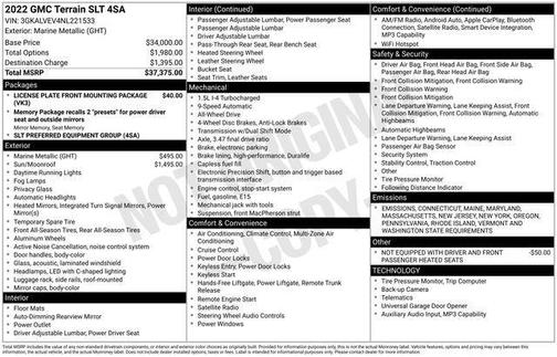 2022 GMC Terrain SLT