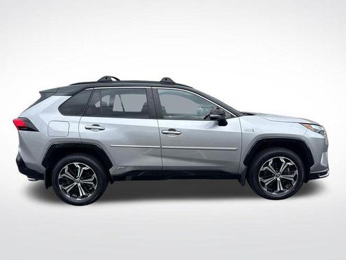 Silver Sky Metallic/Midnight Black Metallic 2023 Toyota RAV4 Prime XSE