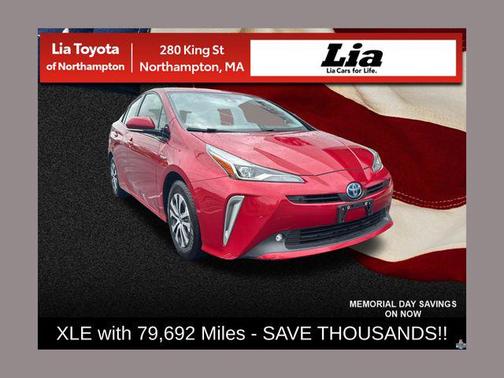 Supersonic Red 2020 Toyota Prius XLE