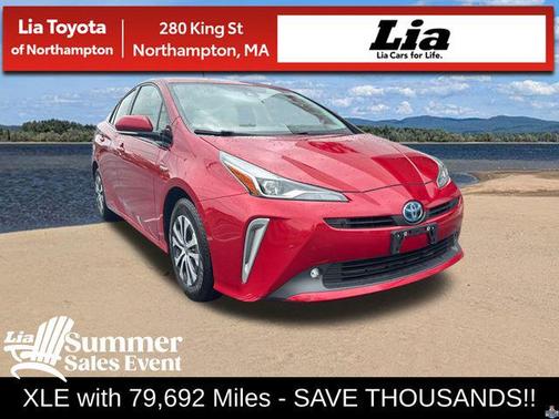 Supersonic Red 2020 Toyota Prius XLE
