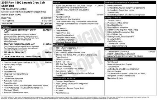 2025 RAM 1500 Laramie