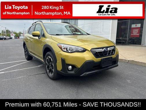 Plasma Yellow Pearl 2021 Subaru Crosstrek Premium
