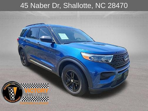Atlas Blue Metallic 2023 Ford Explorer XLT