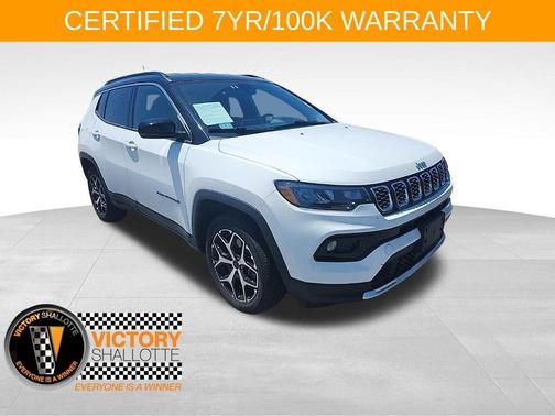 Bright White Clearcoat 2025 Jeep Compass Limited