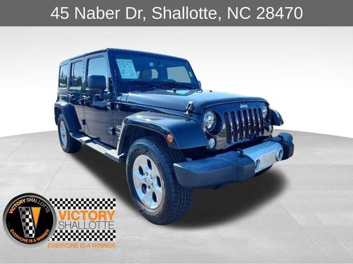 Black Clearcoat 2015 Jeep Wrangler Unlimited Sahara