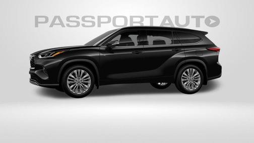 Midnight Black Metallic 2026 Toyota Highlander Platinum
