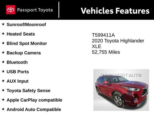 2020 Toyota Highlander XLE