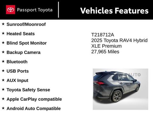 2025 Toyota RAV4 Hybrid XLE Premium