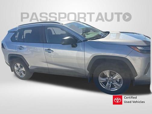 Silver Sky Metallic 2025 Toyota RAV4 Hybrid LE