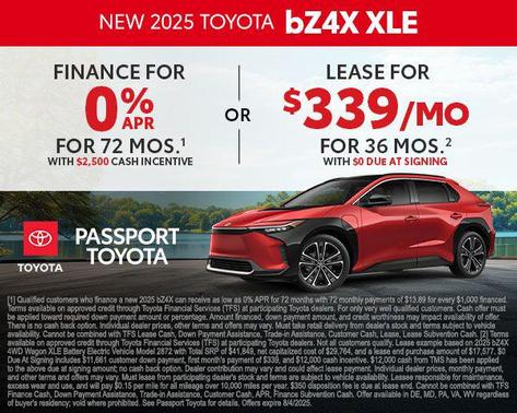 2025 Toyota bZ4X XLE