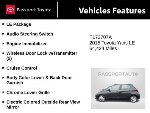 2015 Toyota Yaris LE