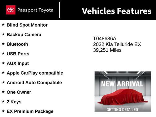 Everlasting Silver 2022 Kia Telluride EX