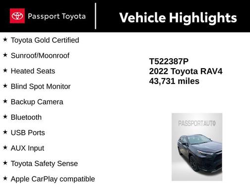 2022 Toyota RAV4 Hybrid SE
