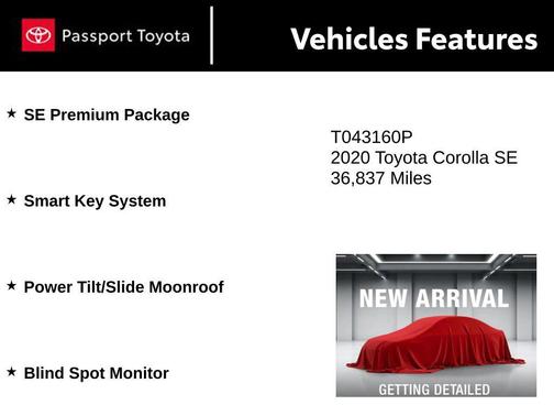 2020 Toyota Corolla SE