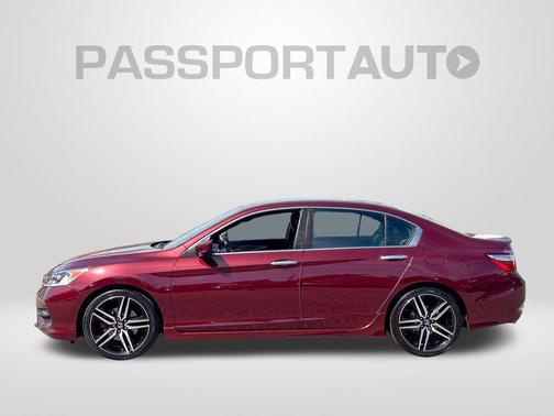 Red 2017 Honda Accord Sport