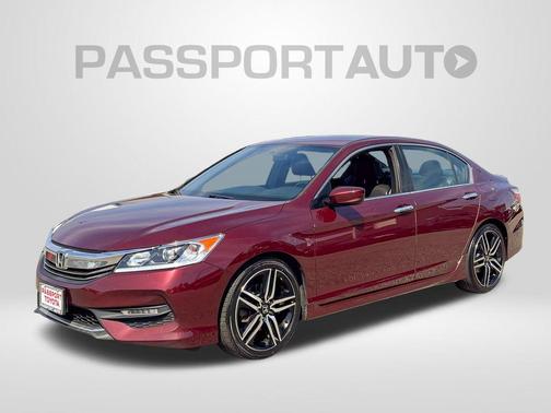 Red 2017 Honda Accord Sport