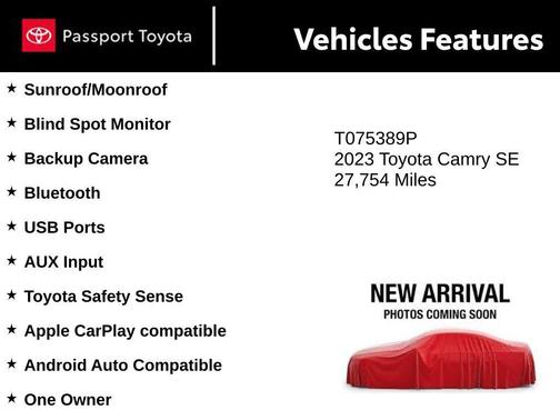 2023 Toyota Camry SE