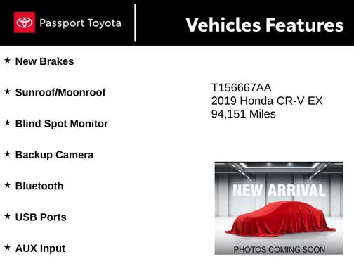 Lunar Silver Metallic 2019 Honda CR-V EX