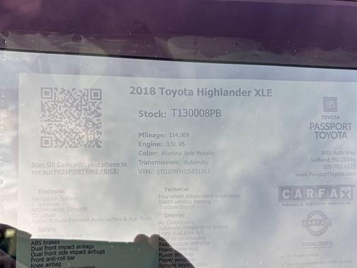 2018 Toyota Highlander XLE