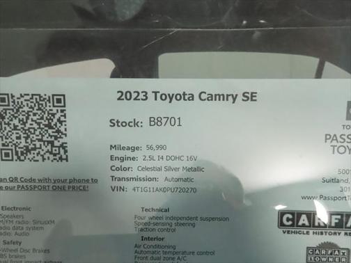 2023 Toyota Camry SE