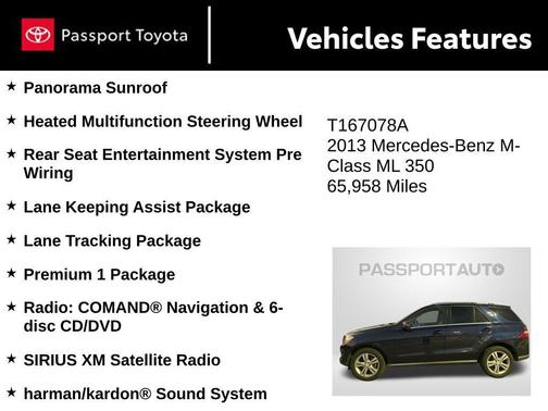 2013 Mercedes-Benz M-Class ML 350