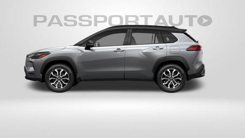Sonic Silver with Jet Black roof 2026 Toyota Corolla Hybrid SE