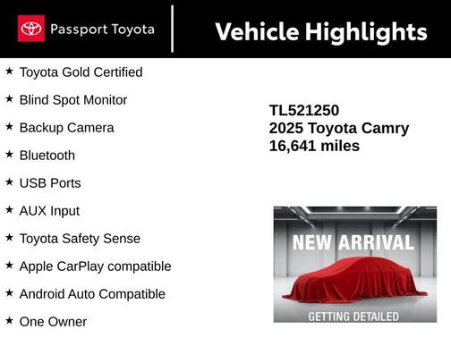 2025 Toyota Camry SE