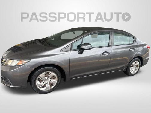 Polished Metal Metallic 2013 Honda Civic LX