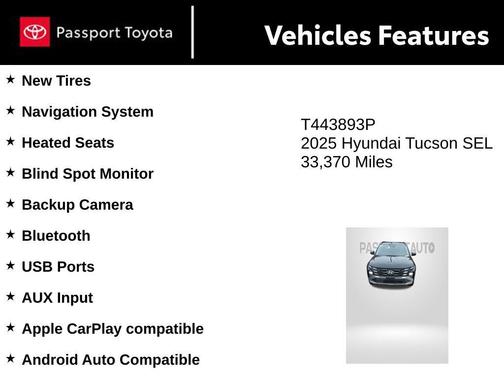 2025 Hyundai TUCSON SEL