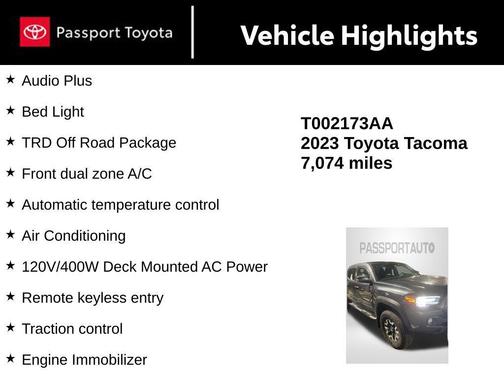 2023 Toyota Tacoma TRD Sport