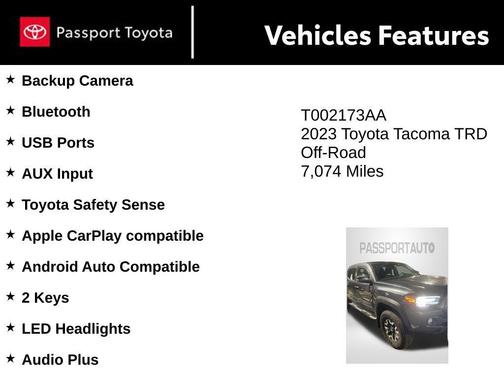 2023 Toyota Tacoma TRD Sport