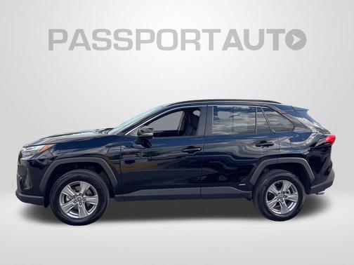 Midnight Black Metallic 2024 Toyota RAV4 Hybrid LE