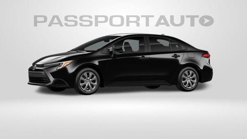 Midnight Black Metallic 2026 Toyota Corolla Hybrid LE