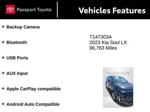 Fusion Black 2023 Kia Soul LX