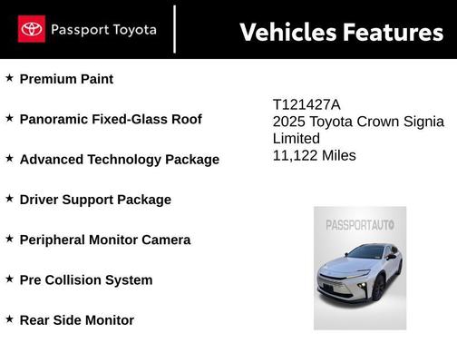 Oxygen White 2025 Toyota Crown Signia Limited