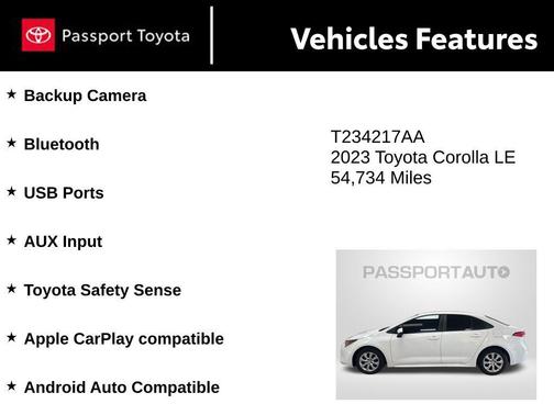 2023 Toyota Corolla LE