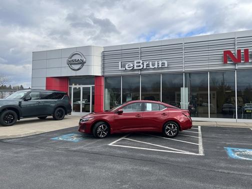 Scarlet Ember 2025 Nissan Sentra SV