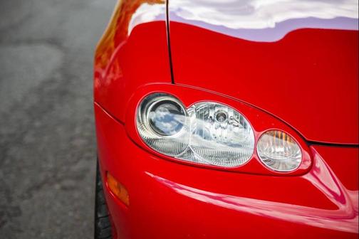 Red 2003 Mazda MX-5 Miata LS