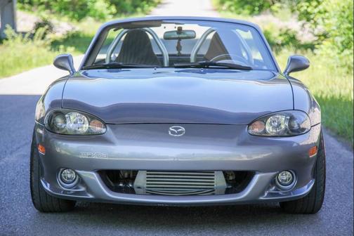 Titanium Gray Metallic 2005 Mazda MazdaSpeed Miata MX-5 Cloth