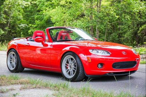 Red 2008 Mazda MX-5 Miata Sport