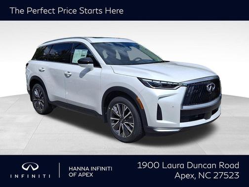 Radiant White 2027 INFINITI QX60 LUXE AWD